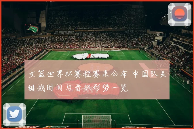 女篮世界杯赛程赛果公布 中国队关键战时间与晋级形势一览