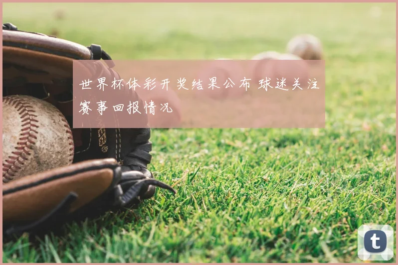 世界杯体彩开奖结果公布 球迷关注赛事回报情况